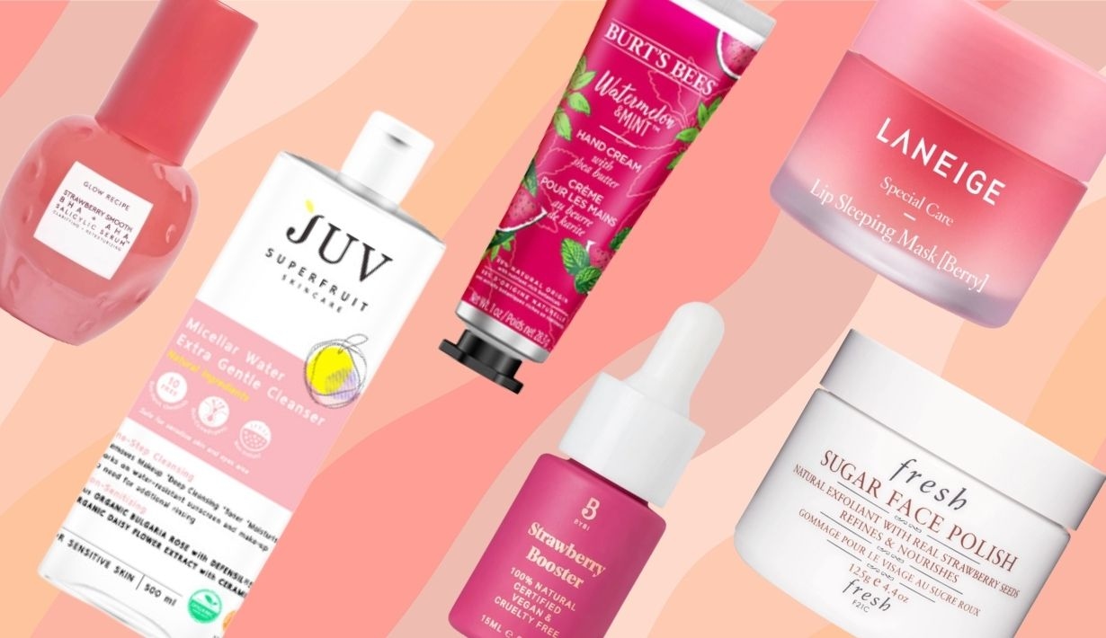 strawberry skincare