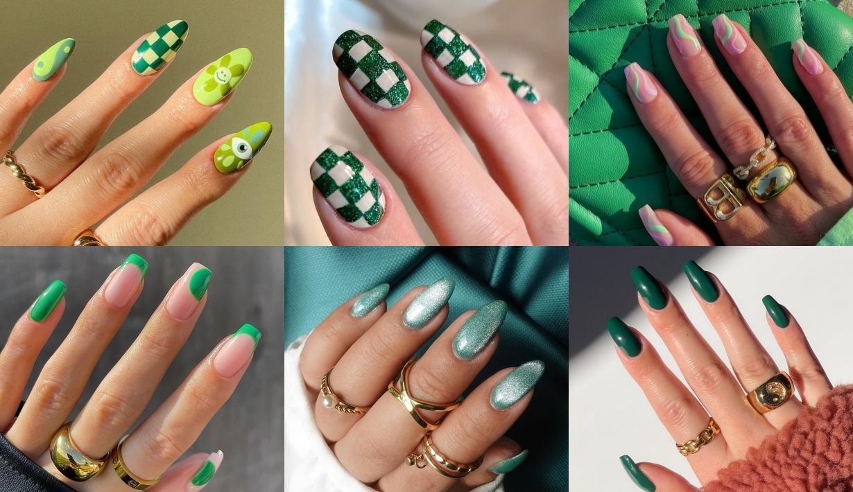 green-nails-idea