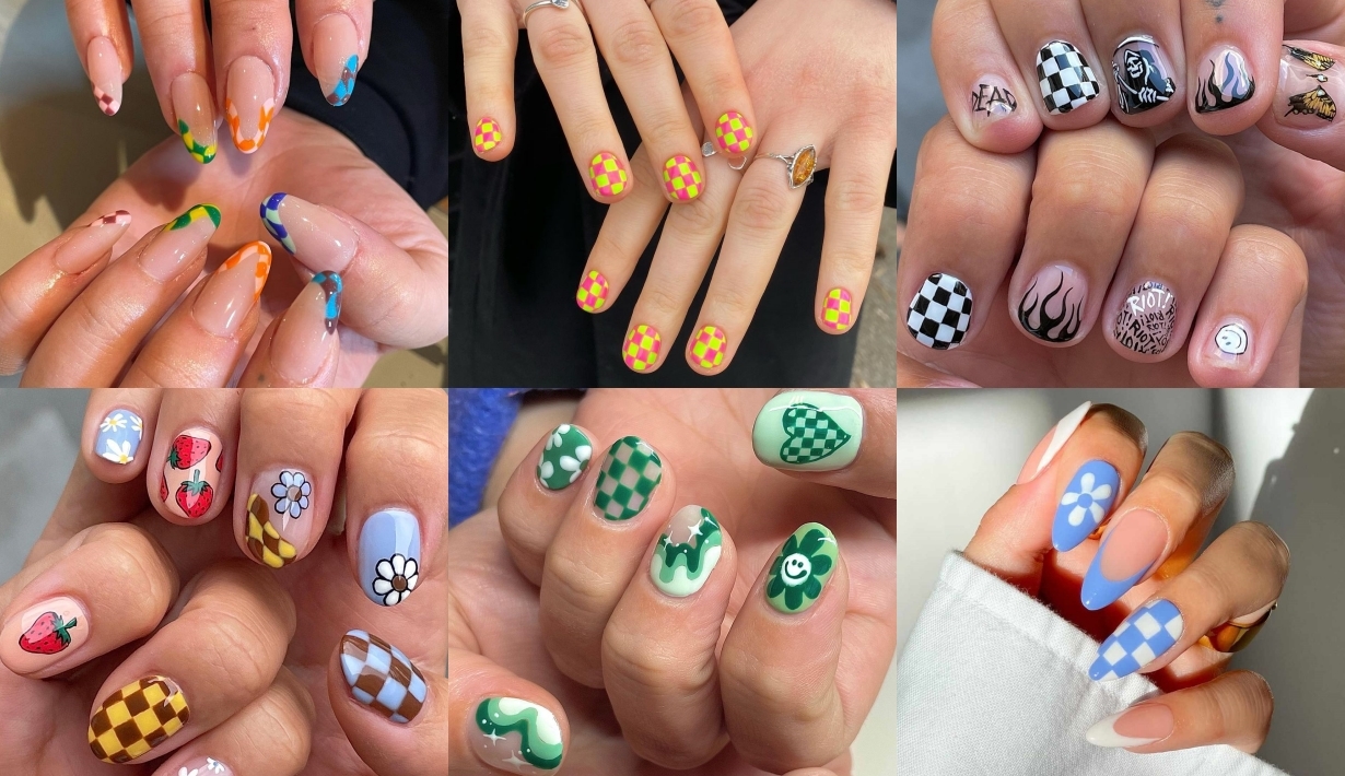 checker nails