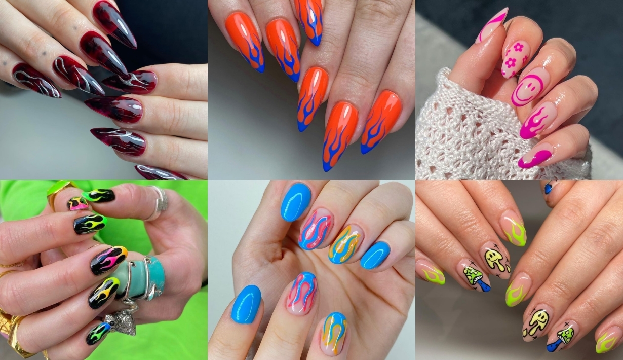 flame nails