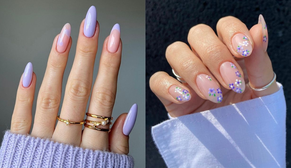 lavender nails