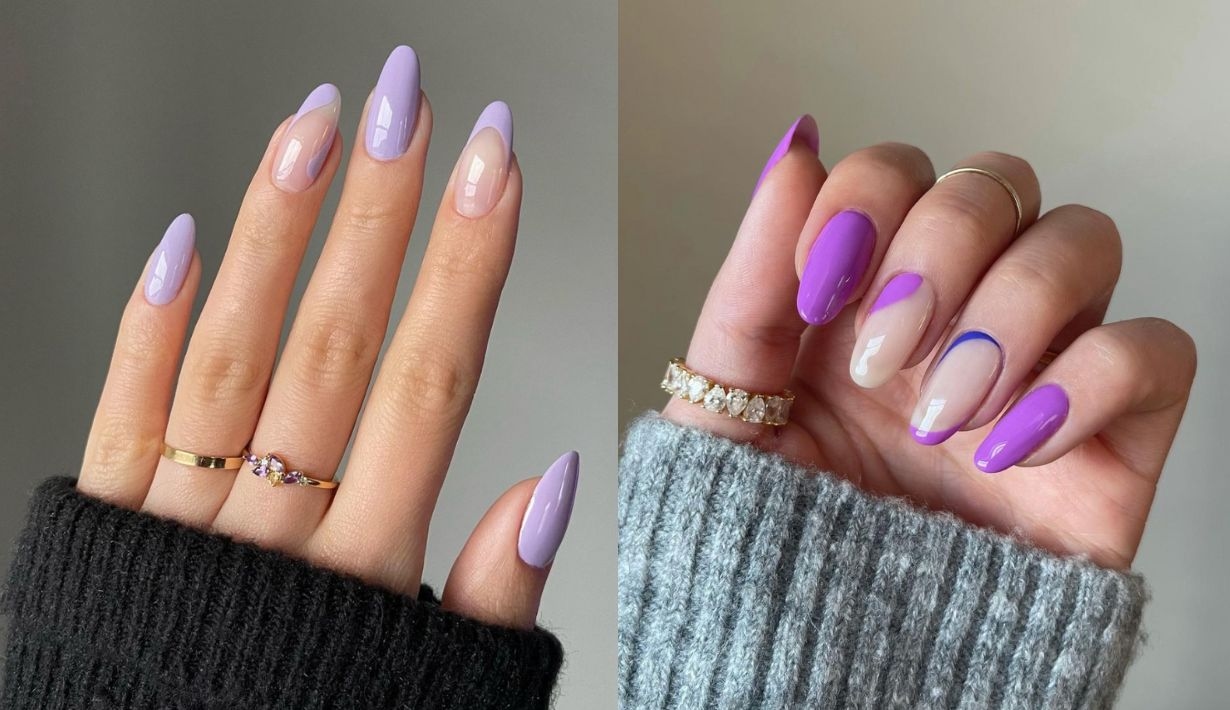 purple nails