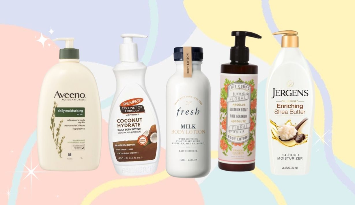 body lotion in