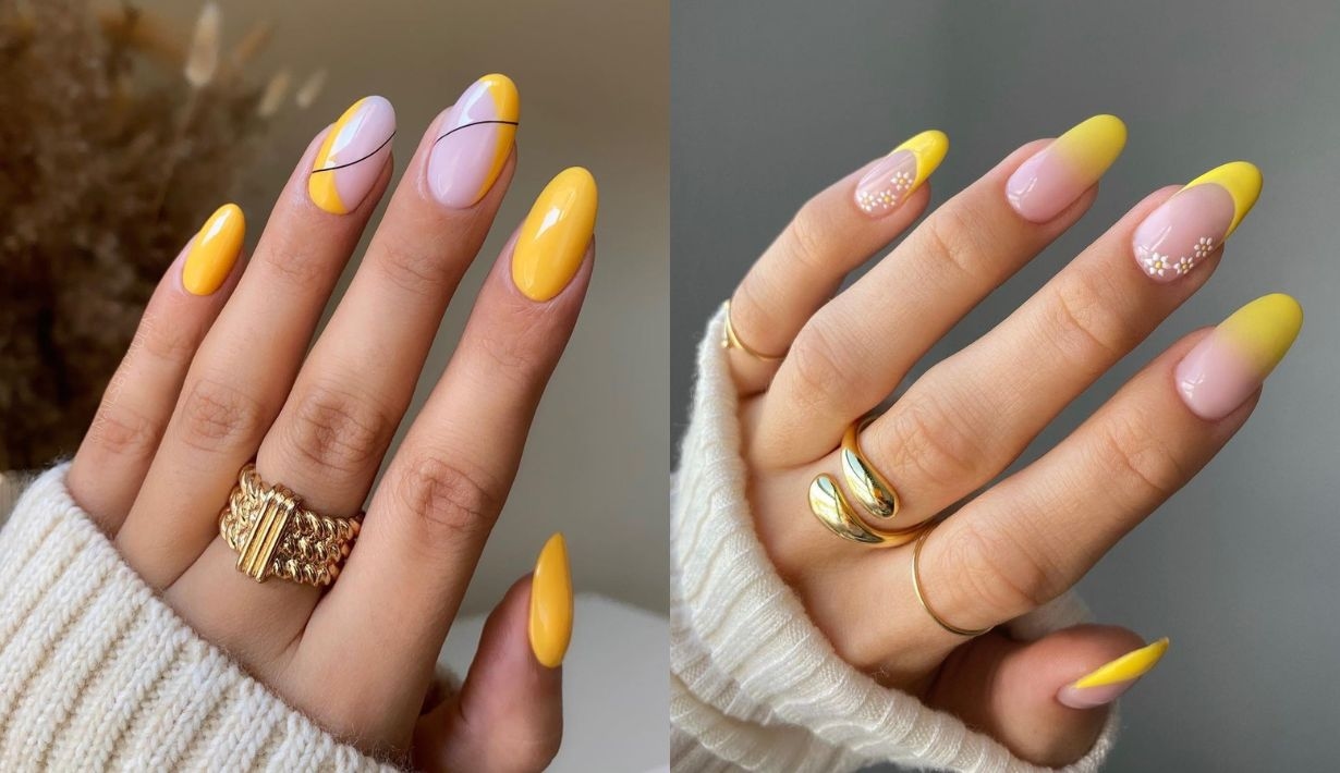 yellow nails