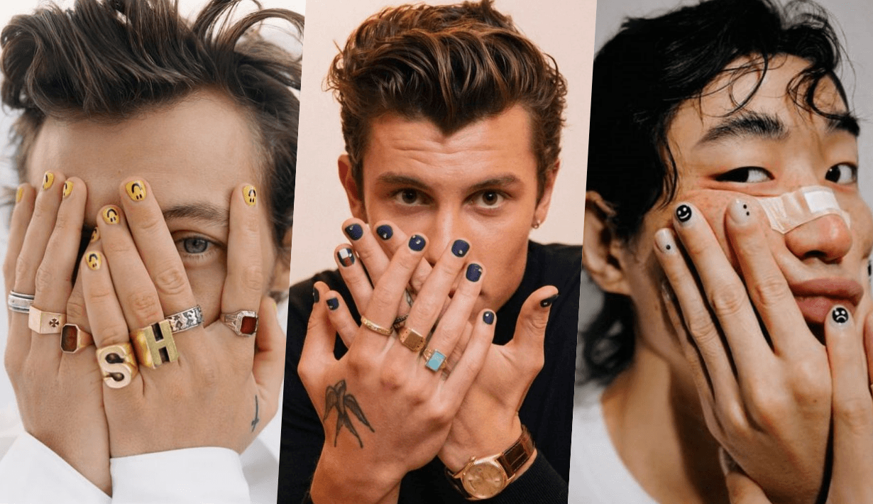 men nail polish idea