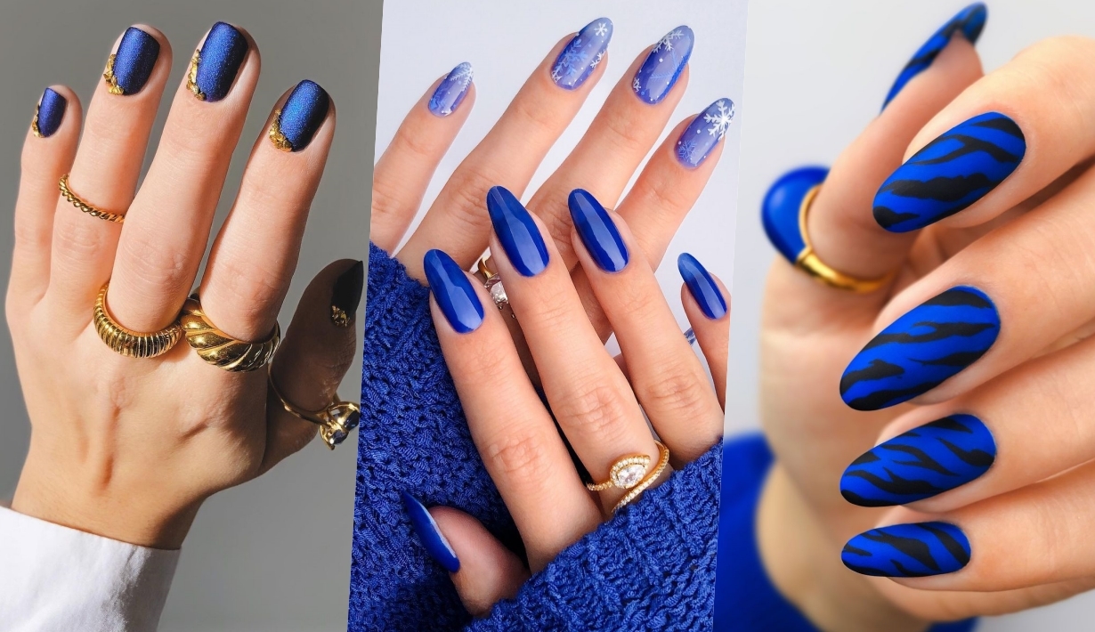 blue nails