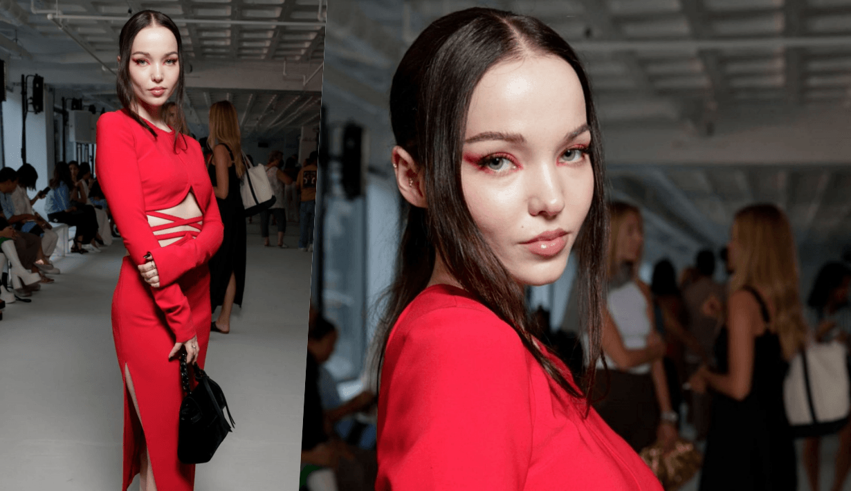 Dove Cameron at Prabal Gurung Spring 2022