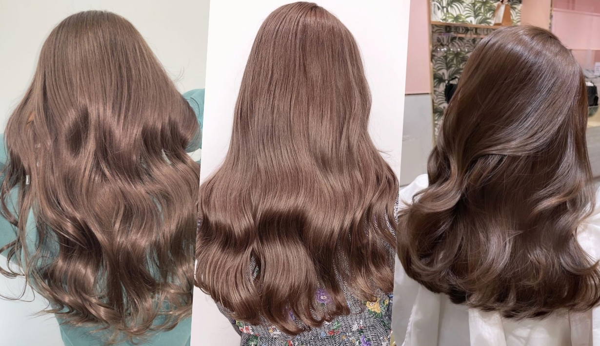 dyed hair color