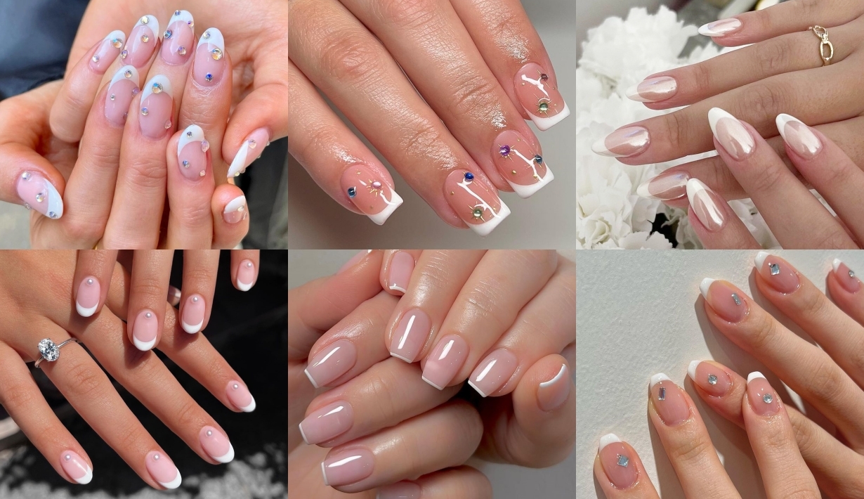 white french nail