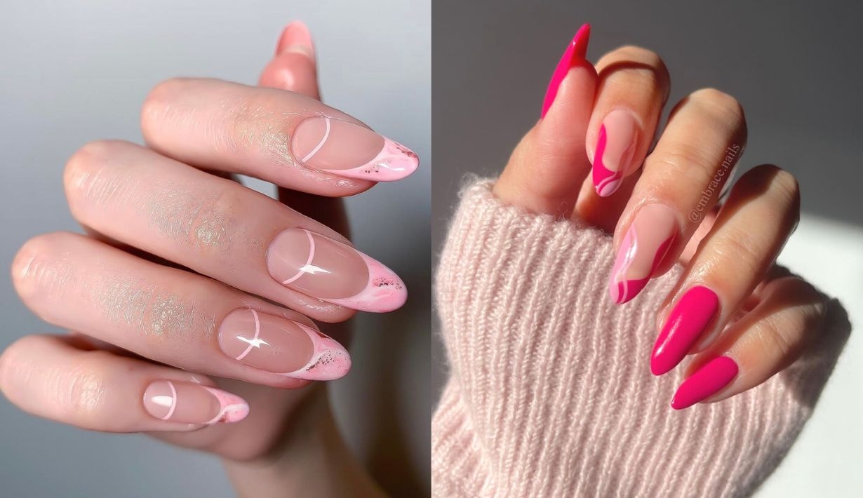 pink nails