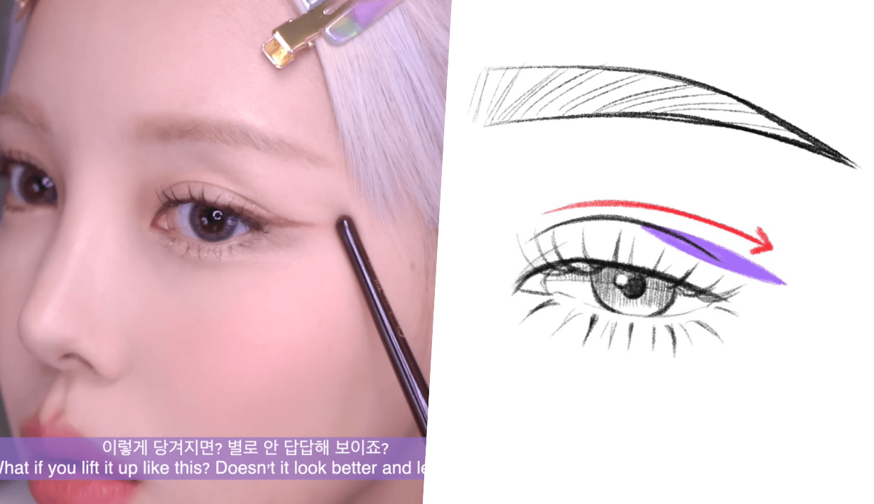winged eyeliner tips