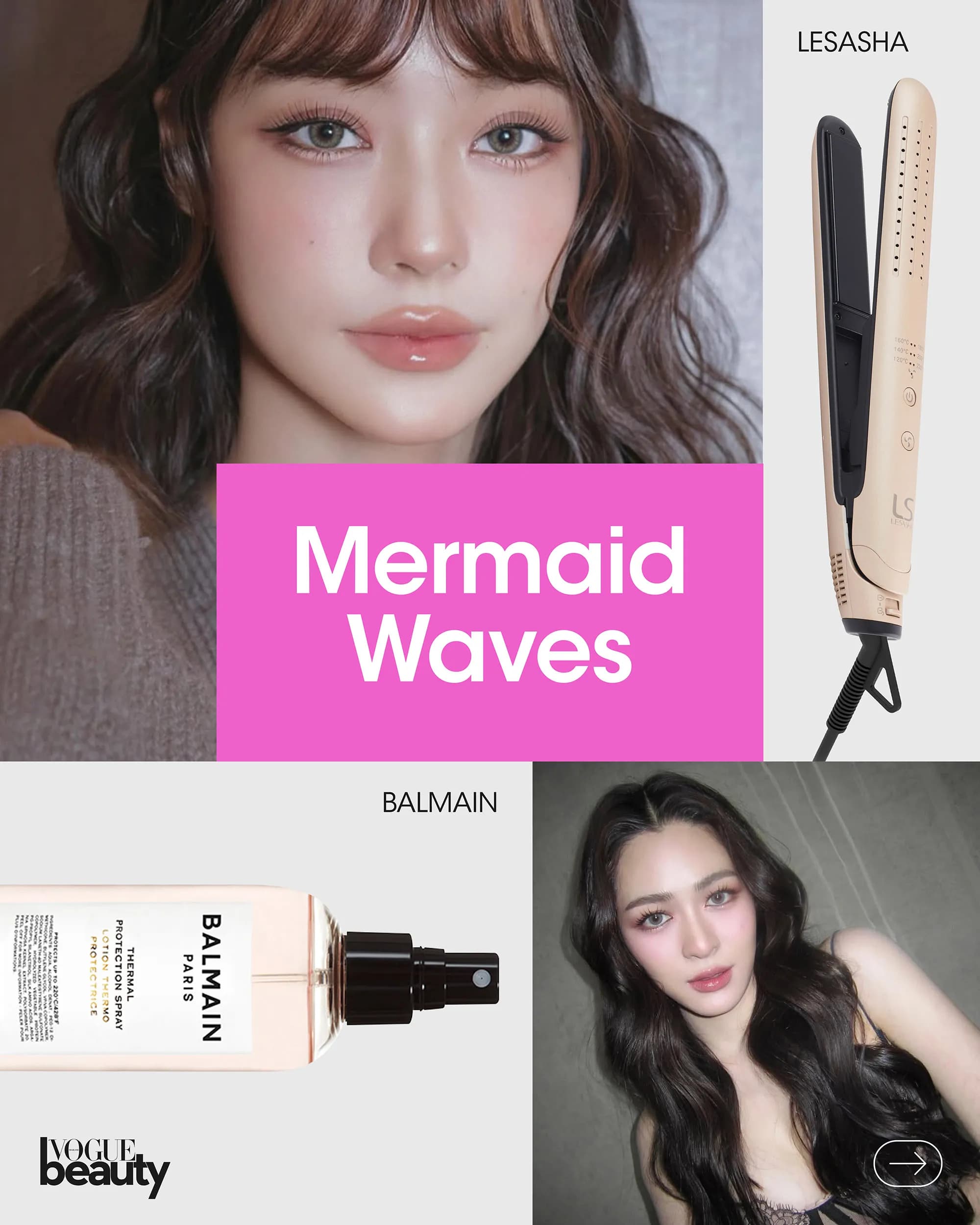 Mermaid Waves Hairstyle 