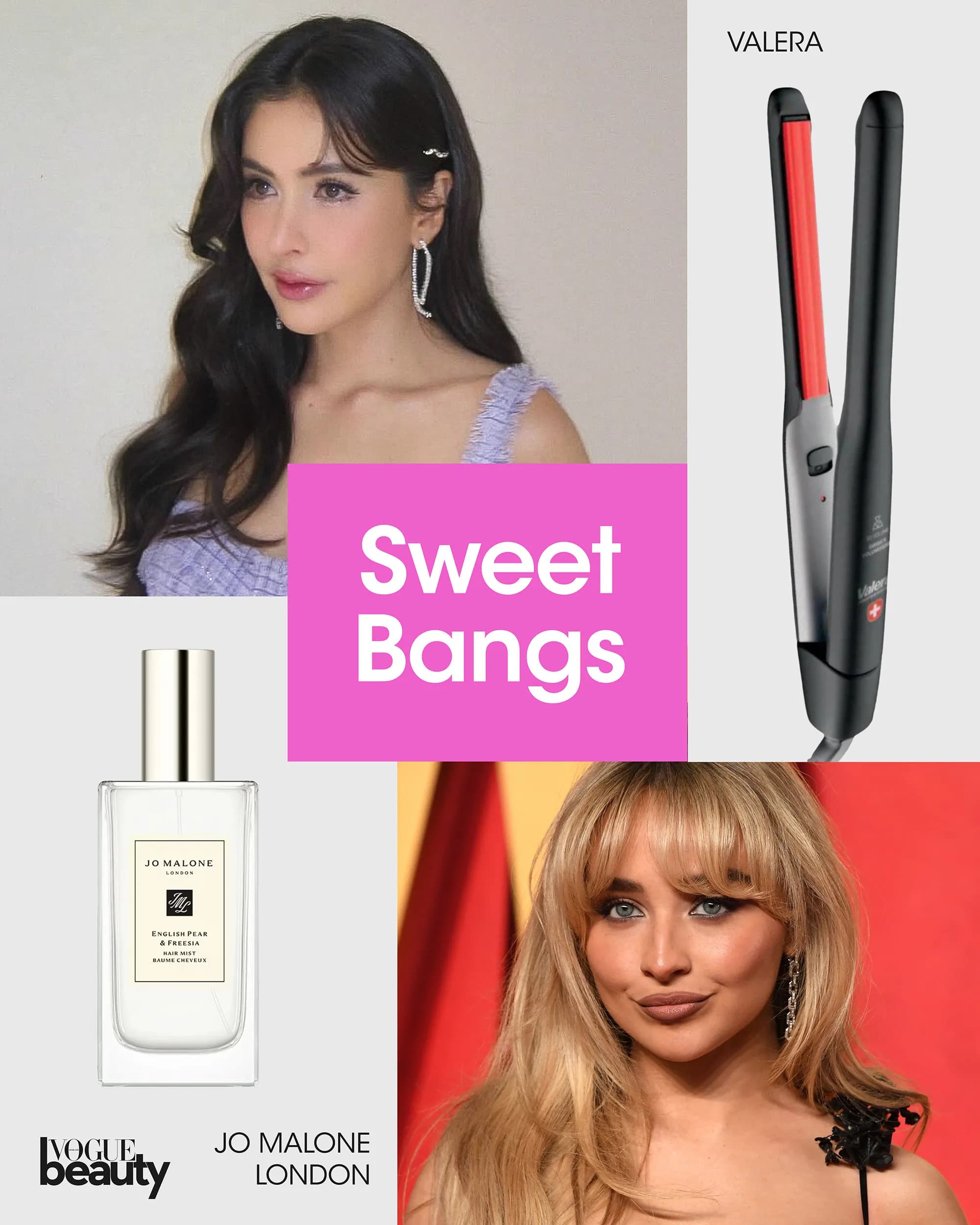 Sweet Bangs Hairstyle
