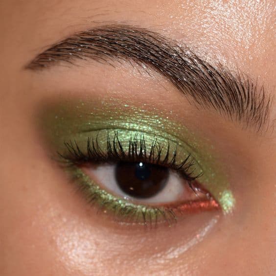 metallic eyeshadow