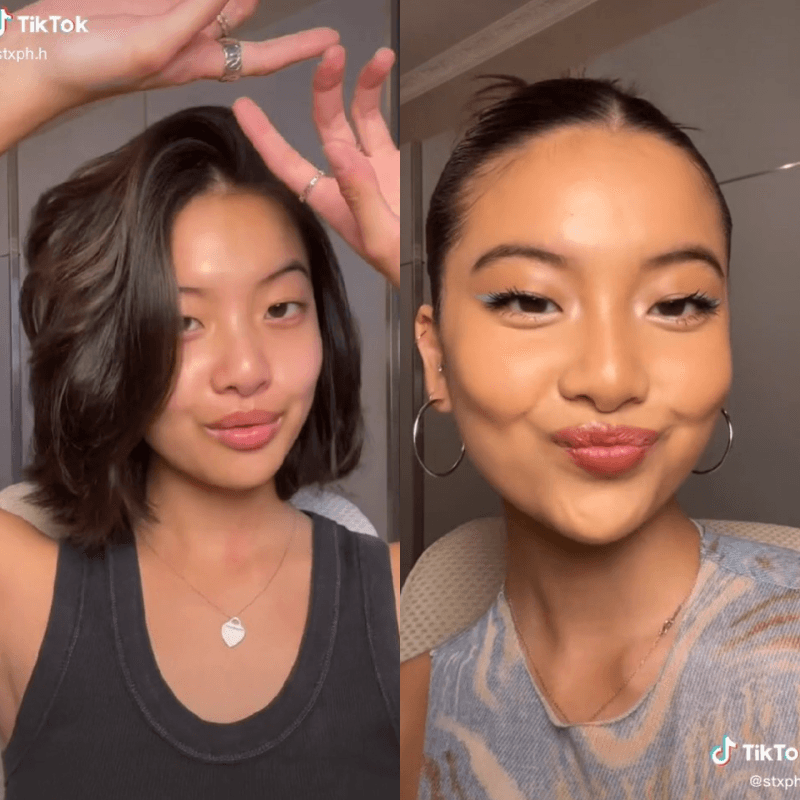 Makeup Transition looks 4