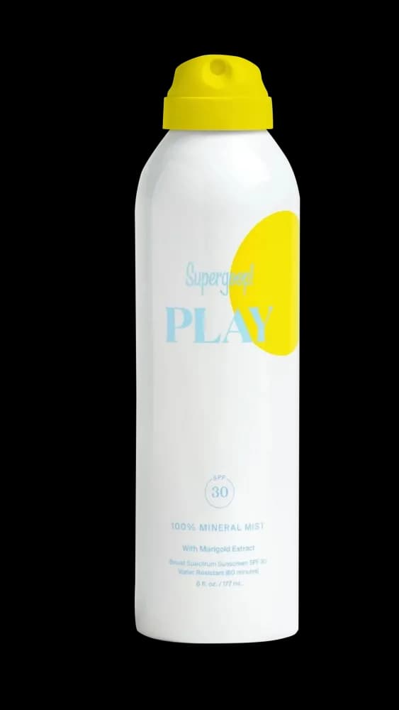 Vogue Beauty Awards 2024 Best Body Sunscreen Supergoop Play 100% Mineral Body Mist SPF 30 With Marigold Extract